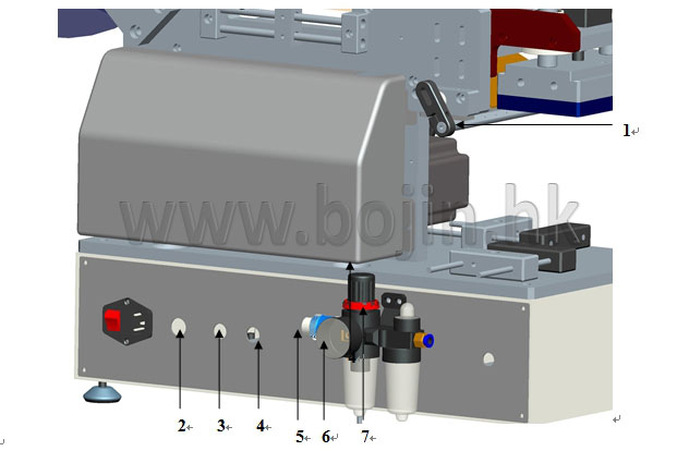 BJ-513 Semi-Automatic 0val Double Sides Labeling Machine